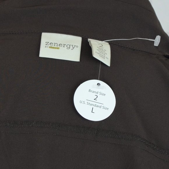 NEW! CHICO'S ZENERGY Neema Ruched Active Jacket - Picture 8 of 8